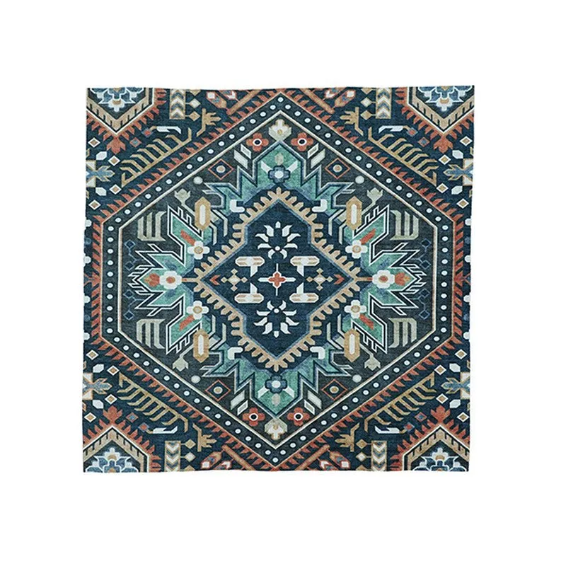 Iman Grace Prayer Mat (Blue,Brown) - 550 GSM media 3