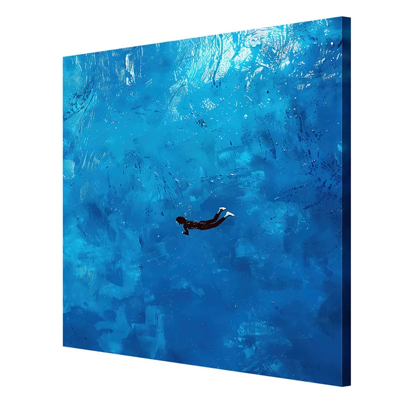 Deep-Sea Diver Wall Painting media 6