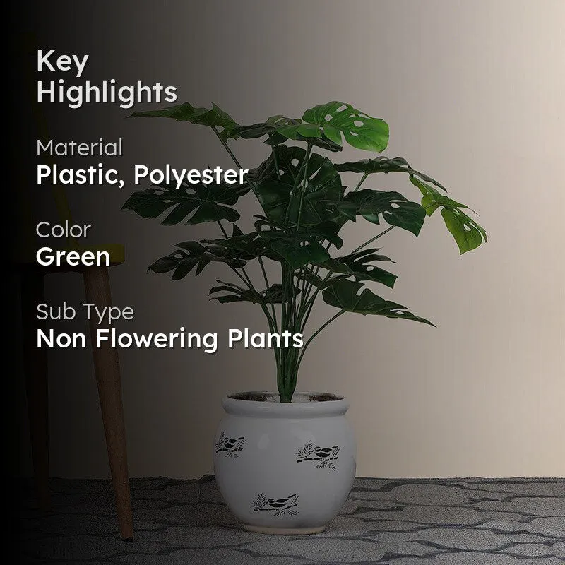 Faux Botanic Monstera Plant - 2 Feet media 2