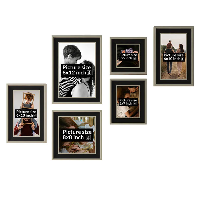 Funky Fiesta Wall Photo Frame - Set Of Six media 3