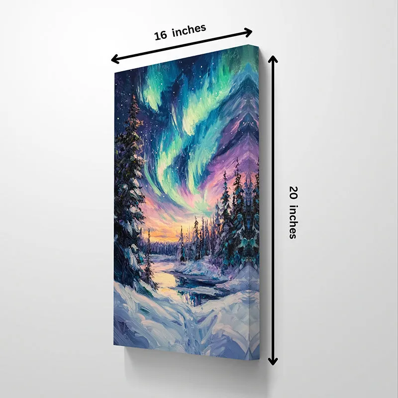 Aurora Nights Wall Painting media 5