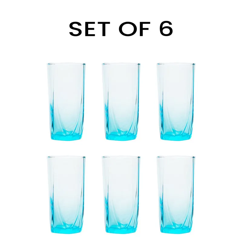 Luminarc Eiffel Glass (350 mL/Sky Blue) - Set Of Six media 4