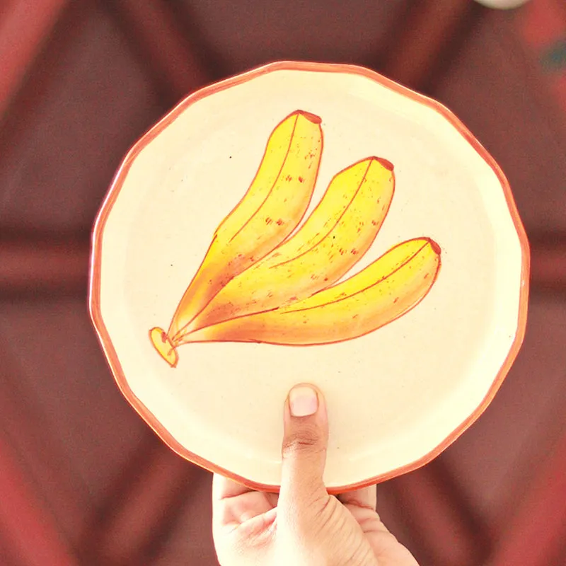 Ba-Banana Ceramic Quarter Plate - 4
