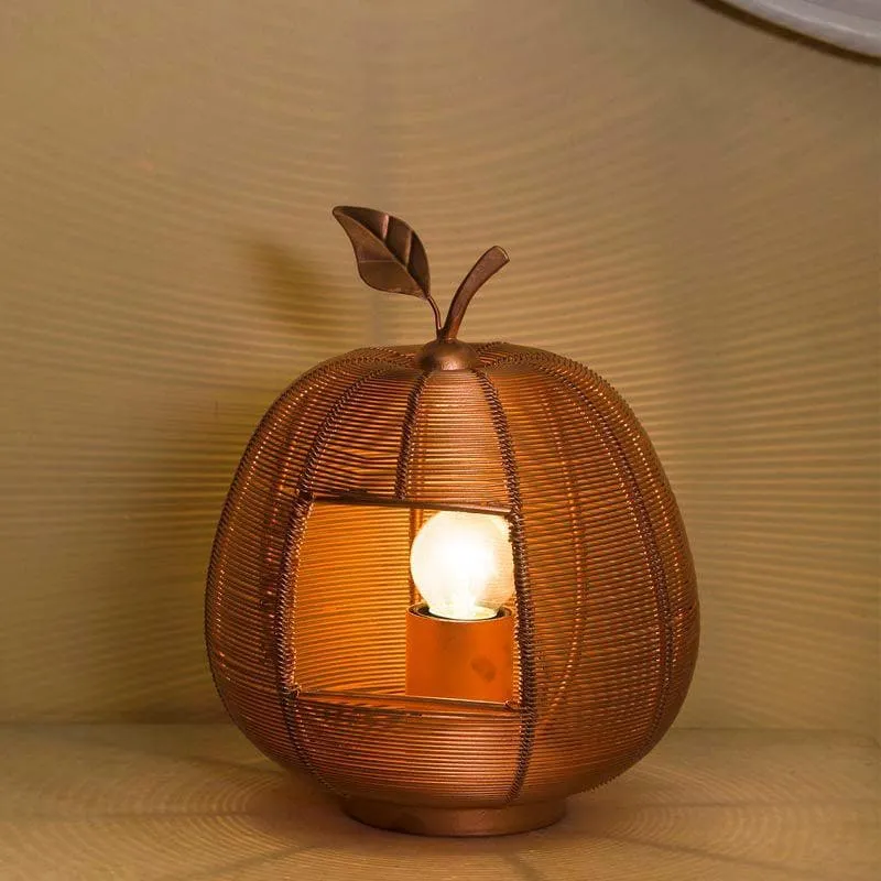 The Apple Light Metal Table Lamp - Copper media 1