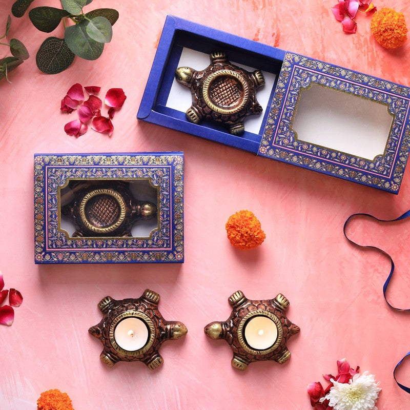 Tortoise Tea Light Holder - Set Of Four media 5