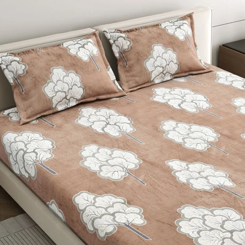 Floral Whisper Woolen Bedsheet - 150 GSM media 4