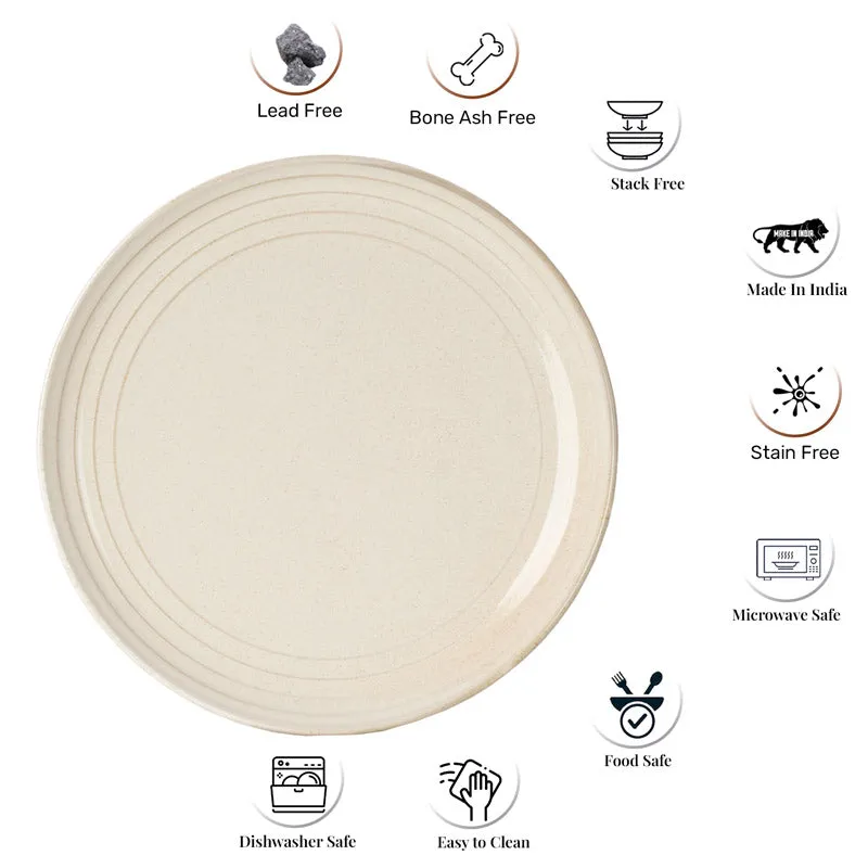 Estia Dinner Plate (Spanish White) - Set Of Four media 4