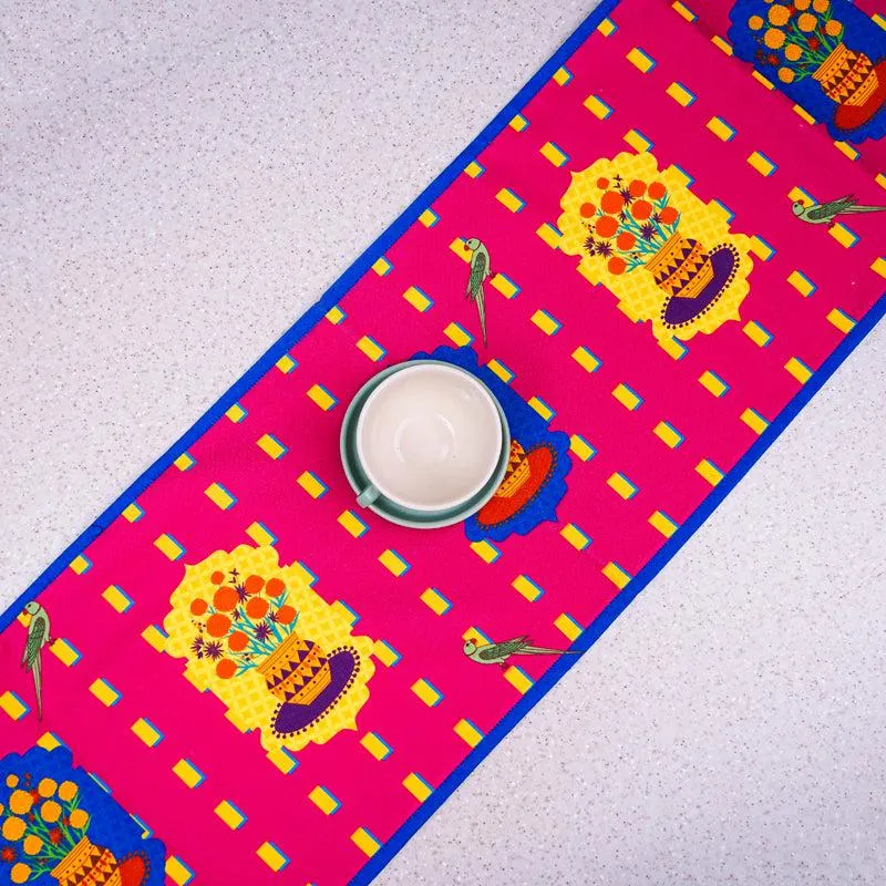 Jharokha Delight Poly Canvas Table Runner media 3