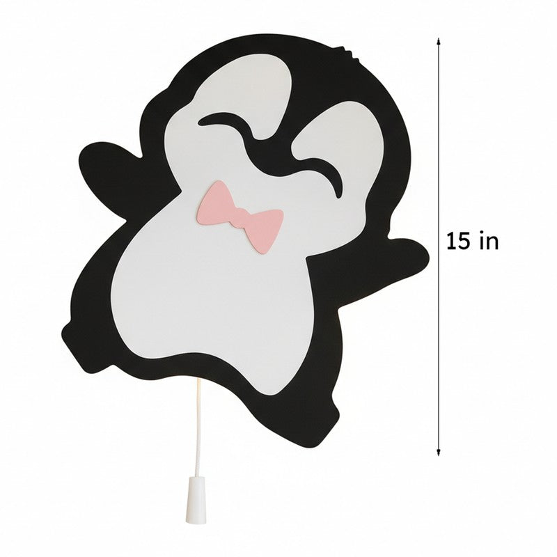 Snuggle Penguin Battery Operated MDF Wall Lamp media 11