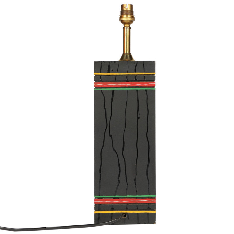 Jina Handcrafted Wooden Table Lamp - Multicolor media 5