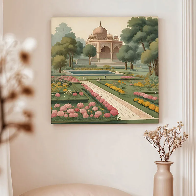 Mughal Blooms Canvas Wall Art media 2