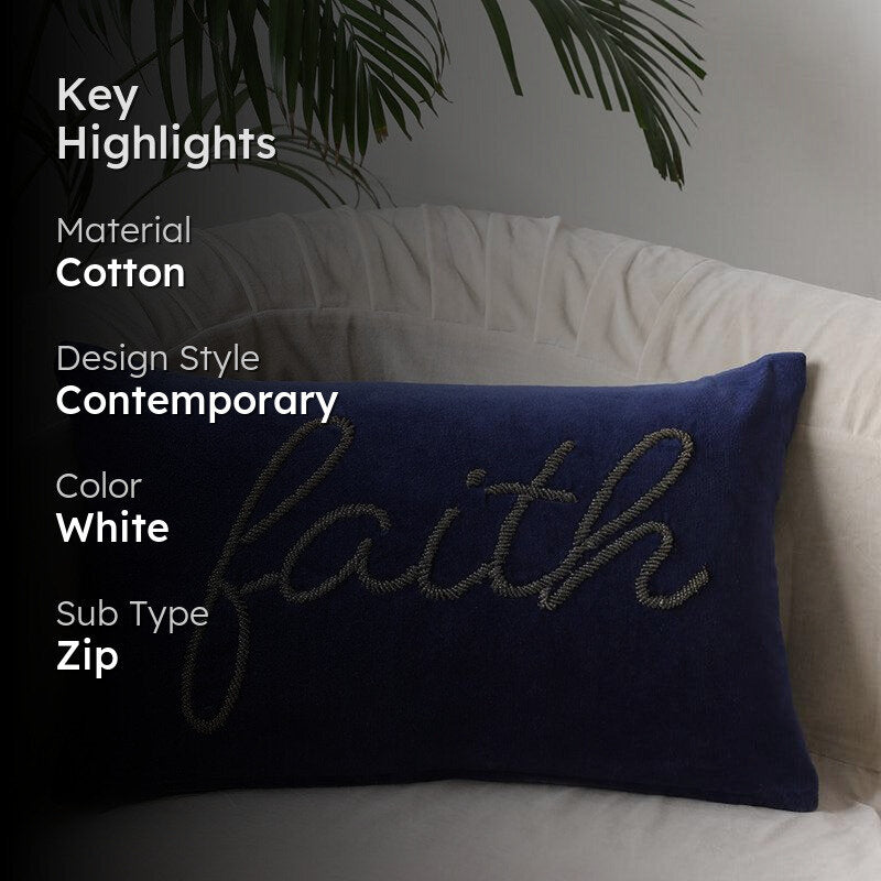 Grainne "Faith" Cotton Cushion Cover media 2