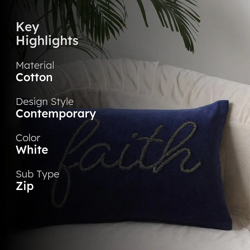 Grainne "Faith" Cotton Cushion Cover media 2