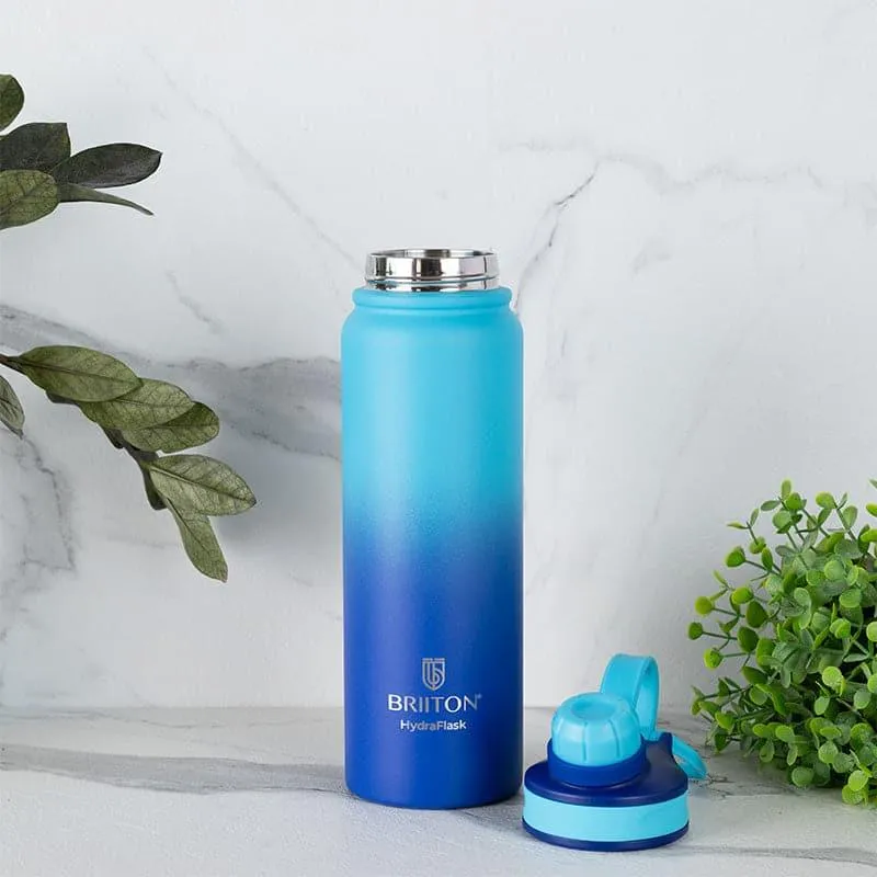 Serene Sip Hot & Cold Thermos Water Bottle (Pink & Blue, 800 mL Each) - Set Of Two media 3