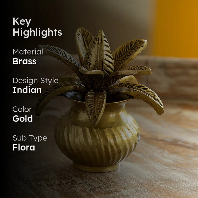 Amrutakumbha Brass Showpiece media 2