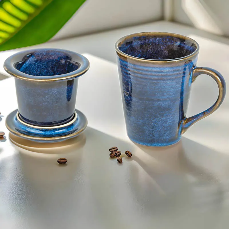 Meghneel Ceramic Mug With Infuser - 250 ML media 3