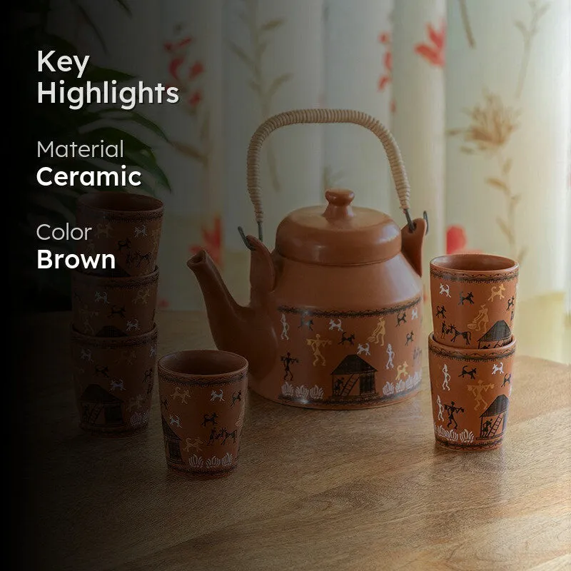 Serenity Brew Tea Set - Seven Piece Set media 2