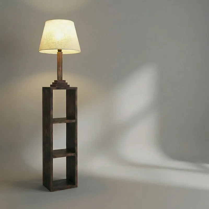 Deluzio Shelf Floor Lamp media 7