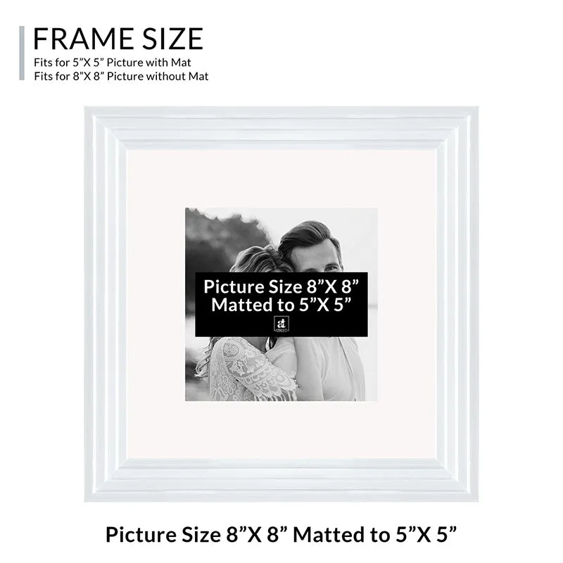 Time & Timber Lite Photo Frame (White) - Set Of Four media 8