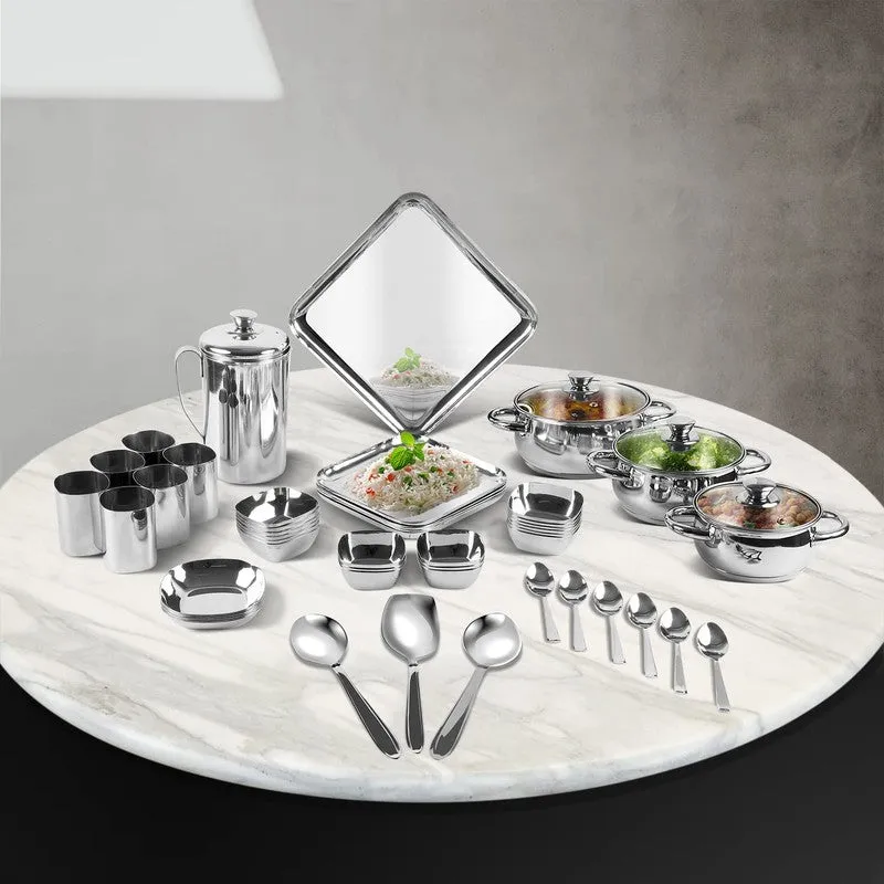 Kraft Solvyn Zorven Dinner Set - 60 Piece Set media 1