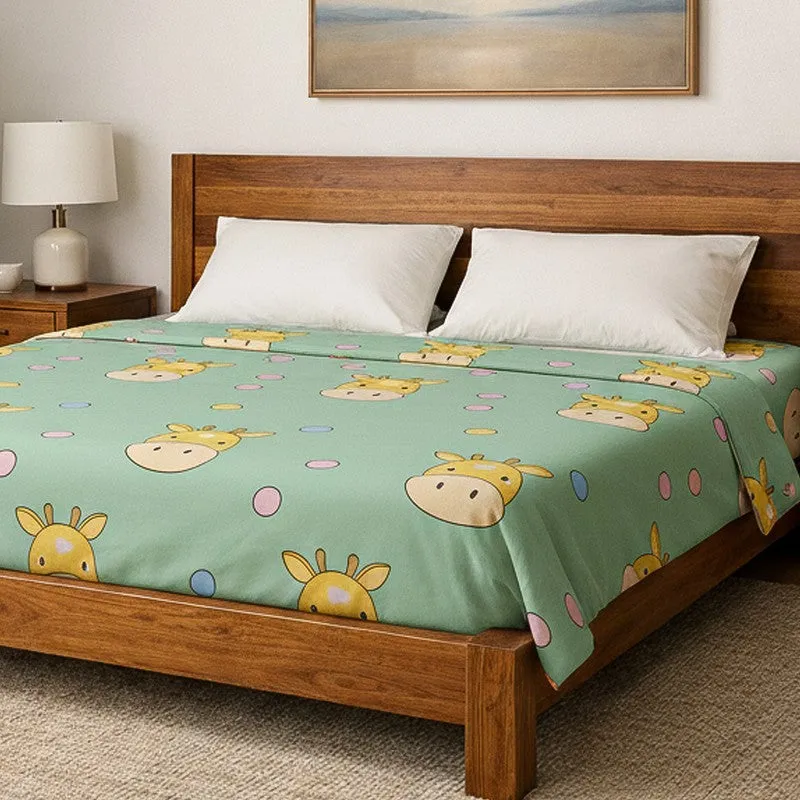Moo Moo Farm Microfiber Bedsheet - 110 GSM media 3