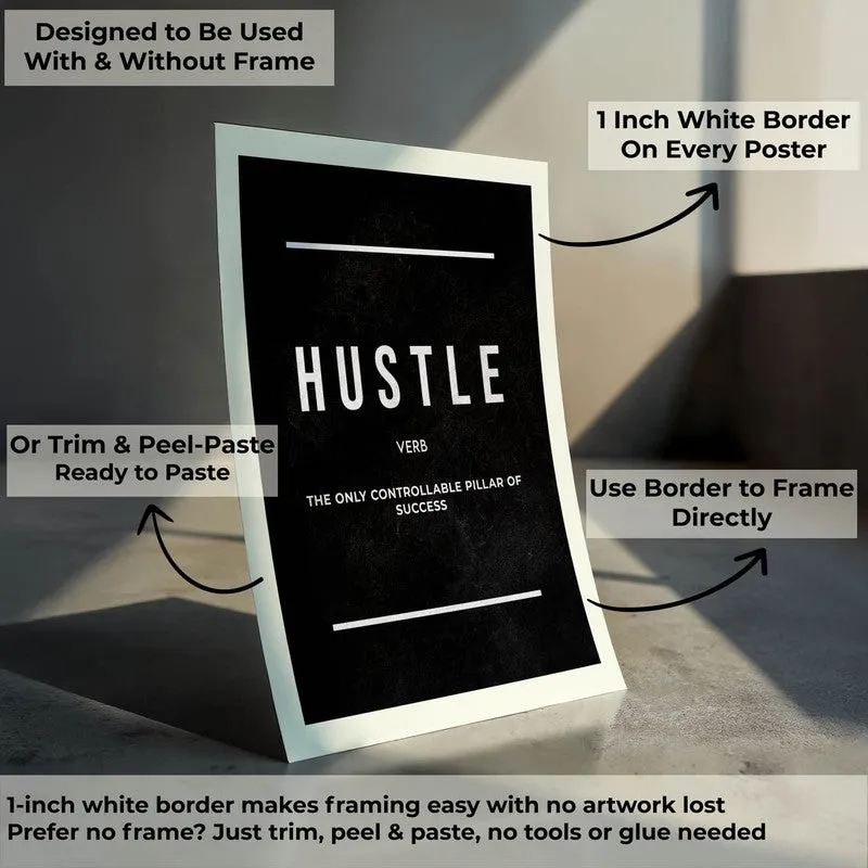Bold Hustle Wall Poster media 9