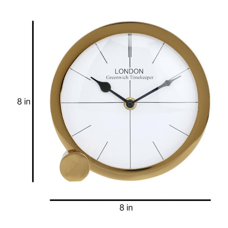 Gaspard Table Clock - Gold media 3