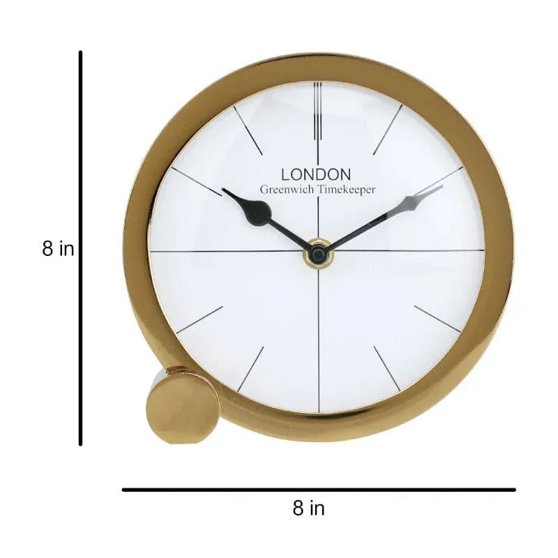 Gaspard Table Clock - Gold media 3