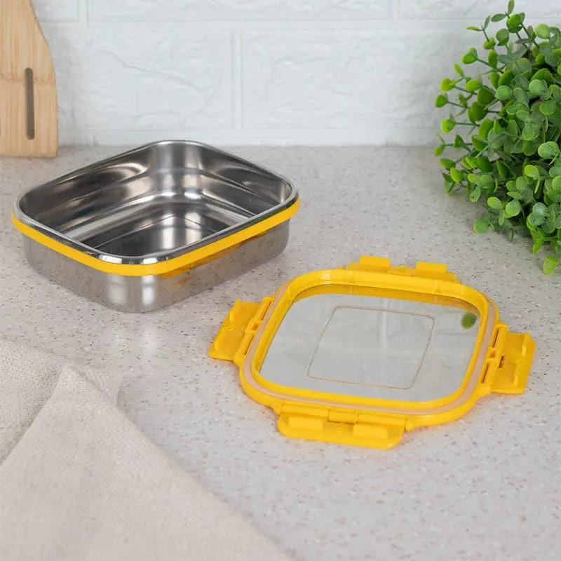 Maxo Munch Airtight Lunch Box (Yellow) - 575 mL media 5