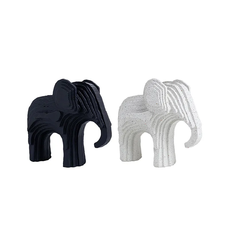 African Tuskers (Black, White) - Set Of Two media 4