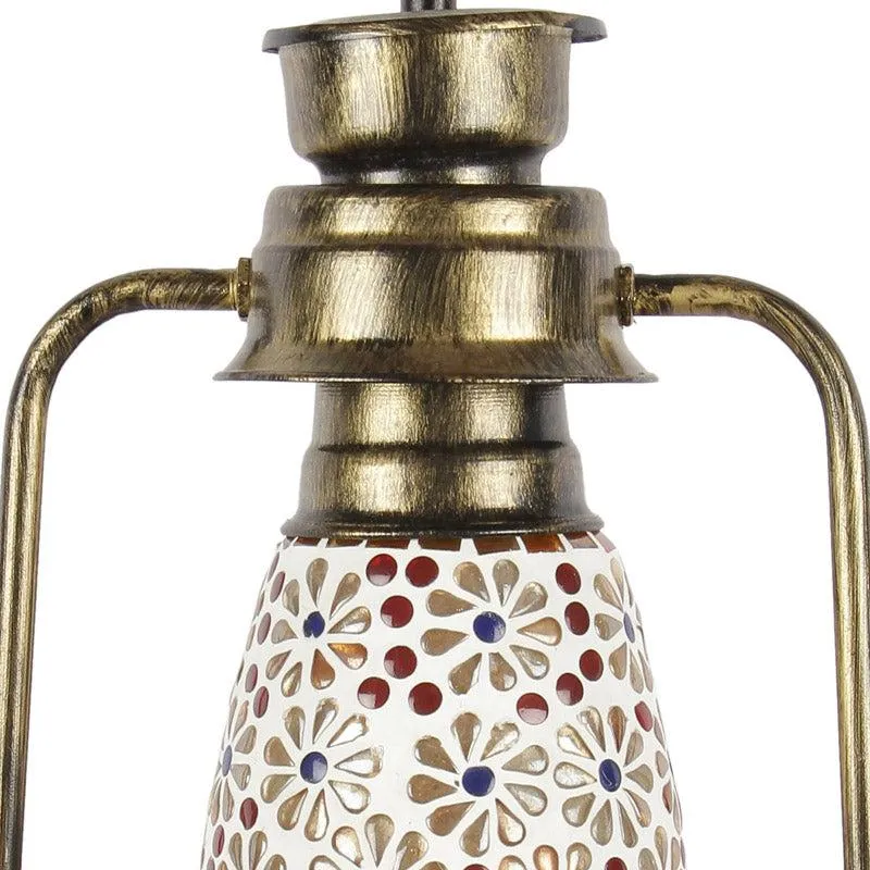 Admya Mosaic Lantern Iron Wall Lamp - Gold media 6