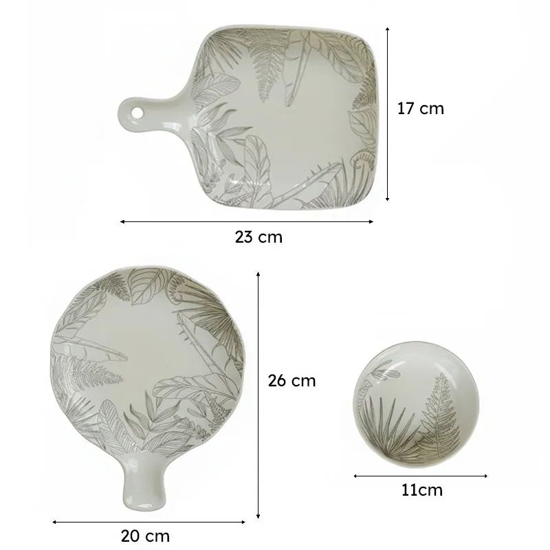 Celene Chic Porcelain Serving Set - Four Piece Set media 8