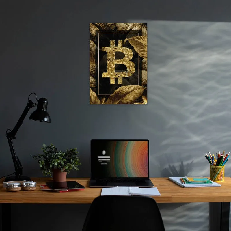 Golden Crypto Bloom Wall Poster media 3