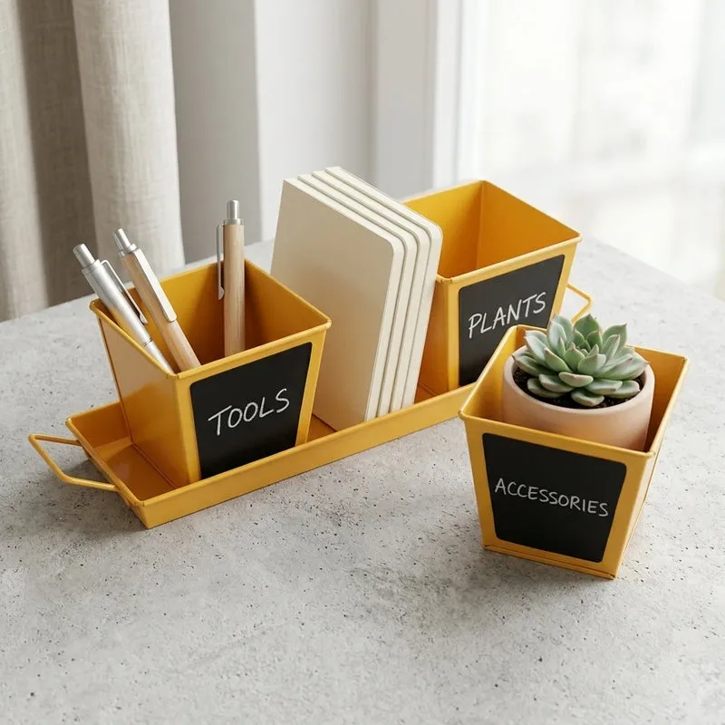 Go Green Planter Set- Orange media 1