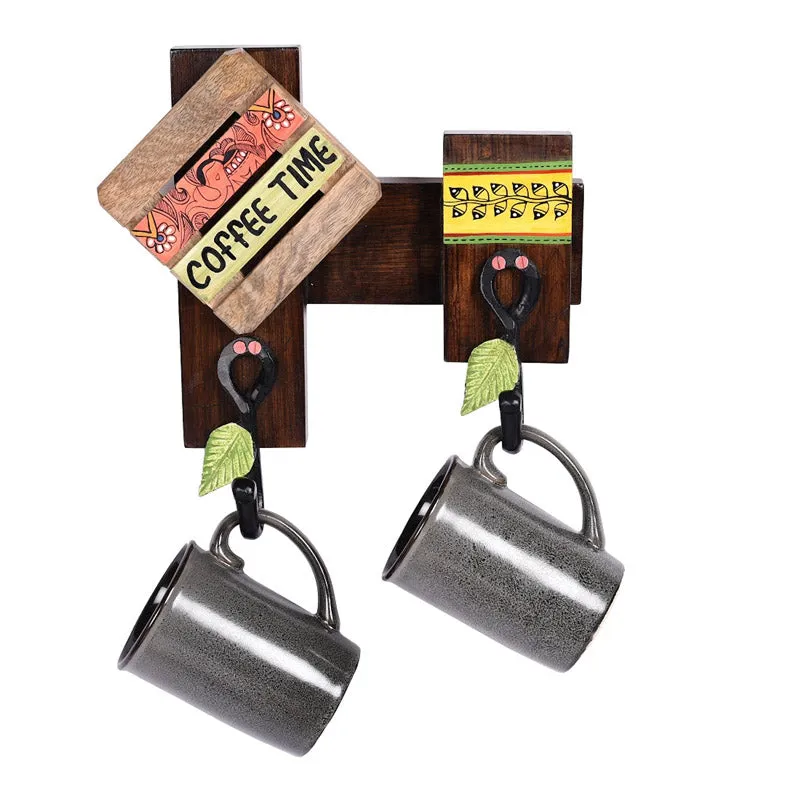 Coffee Ceramic","Wood Coffee Mug (250 mL Each) - Three Piece Set media 3