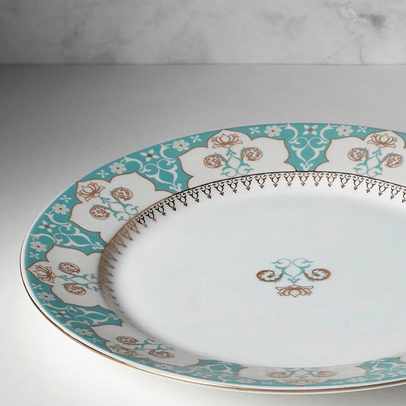 India Circus Rococo Bone China Dinner Plate media 4