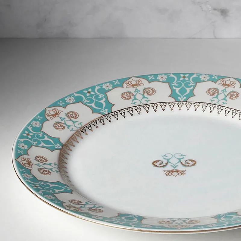 India Circus Rococo Bone China Dinner Plate media 4