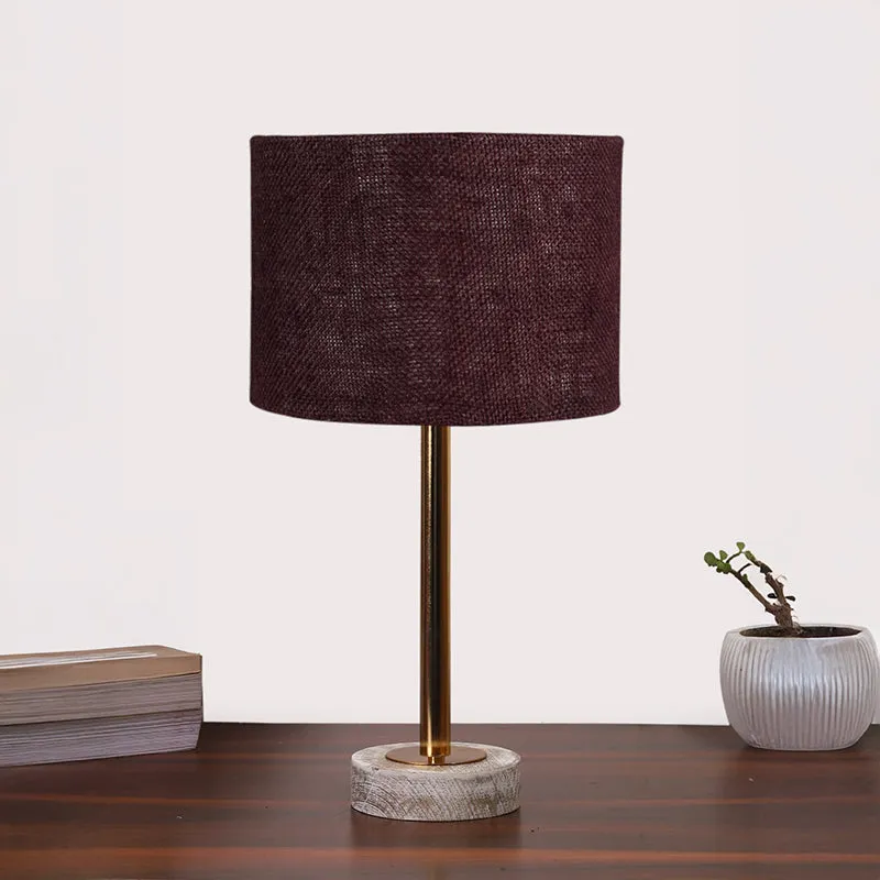 Sienna I Rodin Wooden Table Lamp - Brown,Gold,White media 3