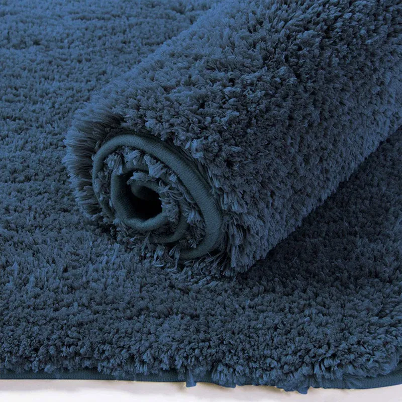 Nuo Luxe Micro Fiber Area Rug - Navy Blue media 3