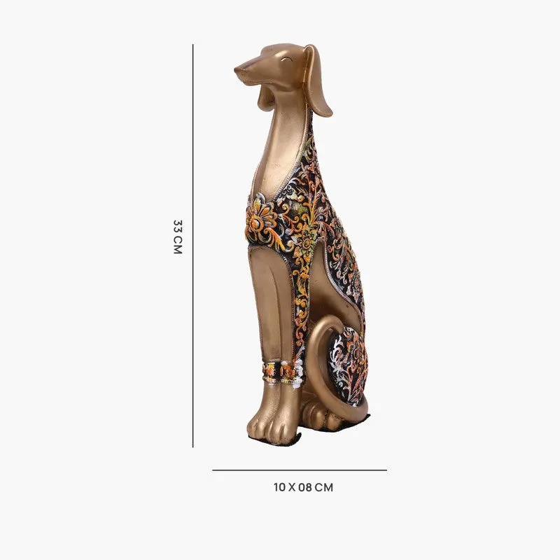 Royal Dog Polyresin Showpiece (13 inches) media 6