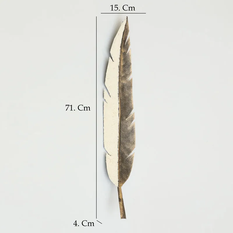 Feather Of light Metal Wall Accent media 5