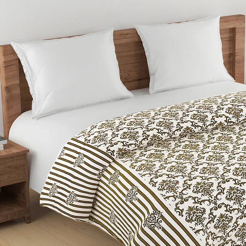 Swayam Peace Paradise Cotton Comforter - 150 GSM media 3