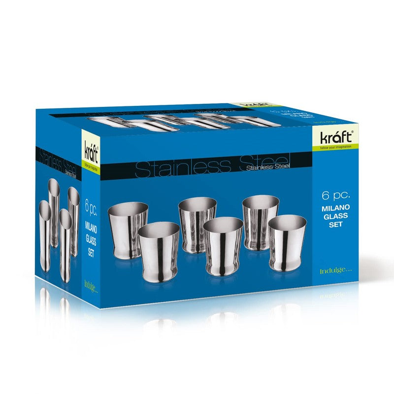 Kraft Lumora Syvra Glasses (400 mL each) - Set Of Six media 6