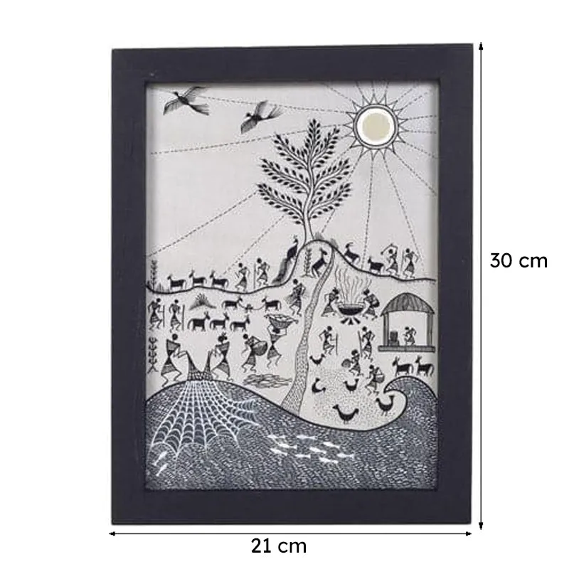 Parasa Prana Canvas Wall Art - Set Of Two media 7