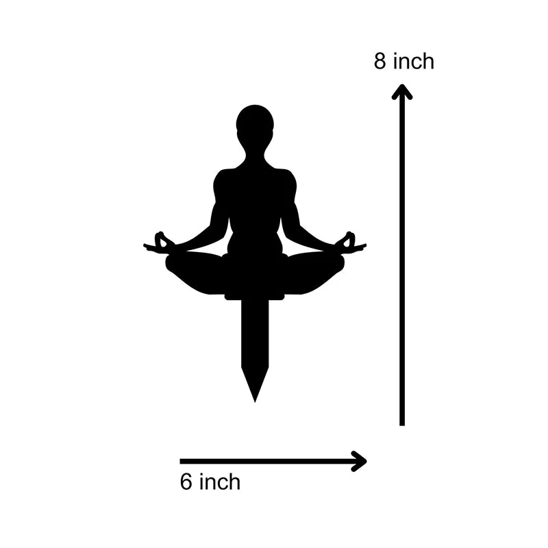 Yoga Mantra Garden Stakes - Set Of Four media 5