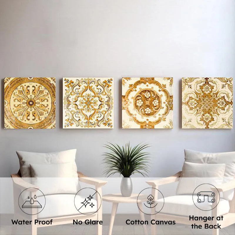 Diana Ethnic Wall Art - Set of Four media 7