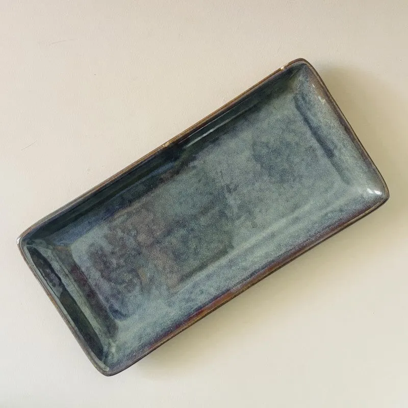 Ceramic Rectangular Platter - Olive media 7