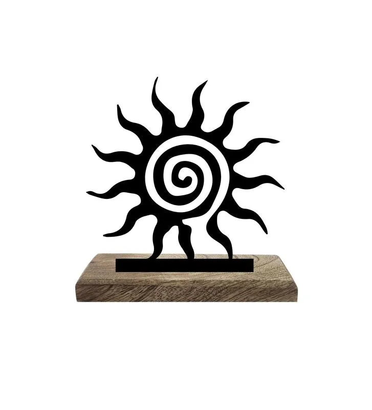 Stellar Radiance Solar Brilliance Showpiece - Set Of Two media 6