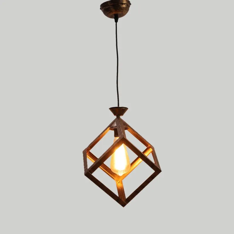 Golden Touch Iron Ceiling Lamp media 4