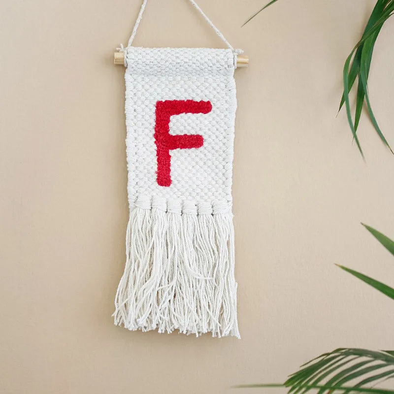 F Monogram Mini Wall Hanging media 1